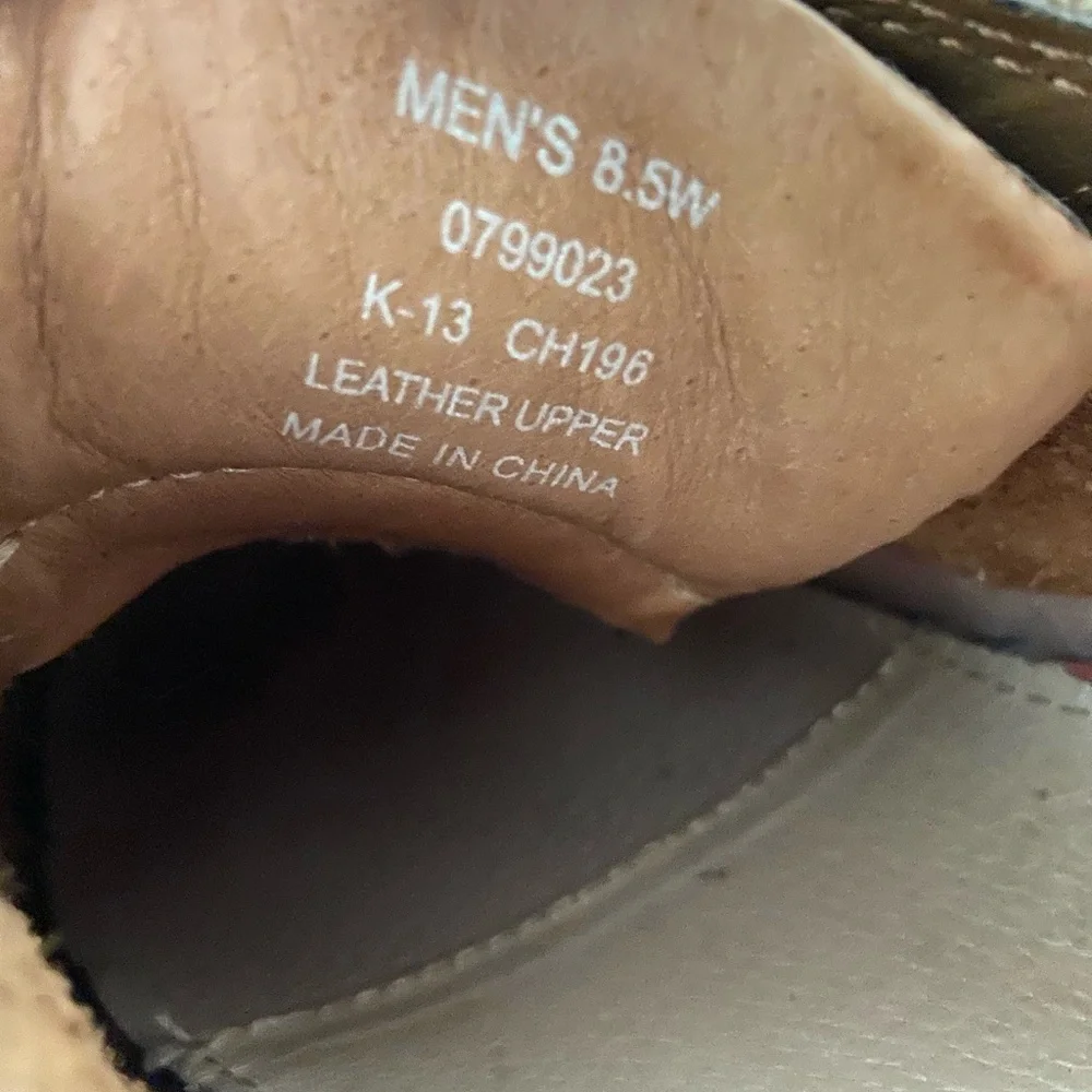 Sperry Top-Sider Billfish 3-Eye Tan Beige Boat Shoes Men's 8.5 W Preppy 0799023